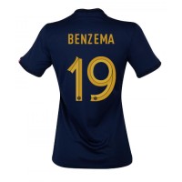 Dres Francuska Karim Benzema #19 Domaci za Žensko SP 2022 Kratak Rukav
